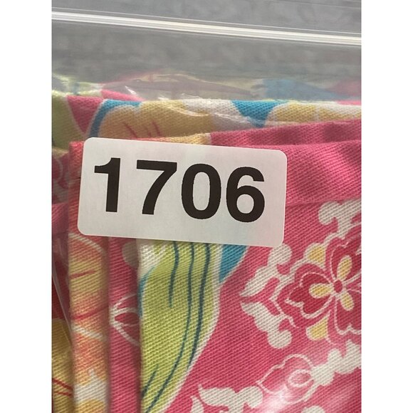 Carolina Blues‎ Skirt Womens 12 Orange Pink Floral Stretch Tropical Pencil Beach - Picture 9 of 10